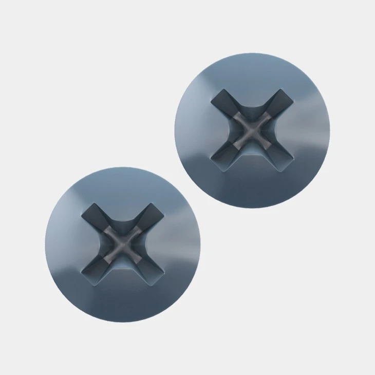 Raised Head Chrome Screws